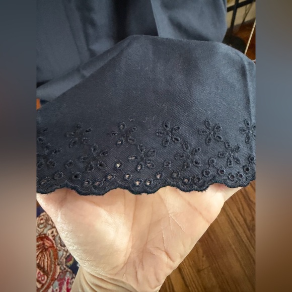 Djerf Avenue Breezy Embroidered Dress Black in M - Picture 14 of 15